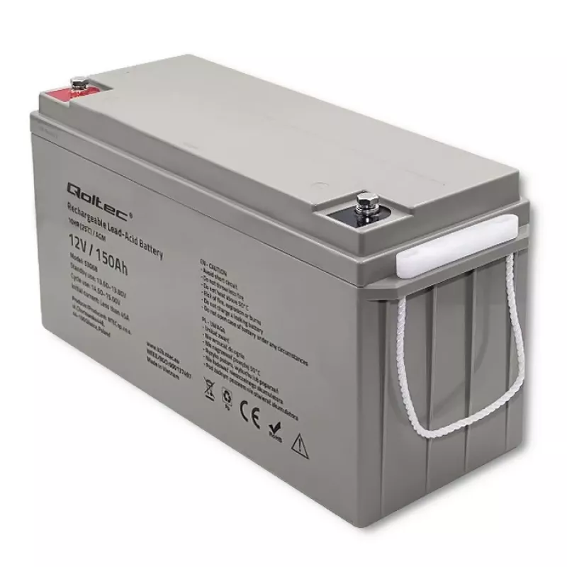 Qoltec 53068 AGM battery | 12V | 150Ah | max. 2250A