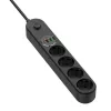 Power strip ColorWay CW-CHE44PDB — 4 AC outlets, 2 USB ports