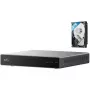 Network Video Recorder Eufy S4 — 8-channel NVR, 4K (3840x2160), 2 TB HDD, expandable to 16 TB, Black/Grey
