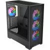 PC case Silentware Core 100 A-RGB Black — model CORE100BLACK, A-RGB lighting, mid-tower form factor