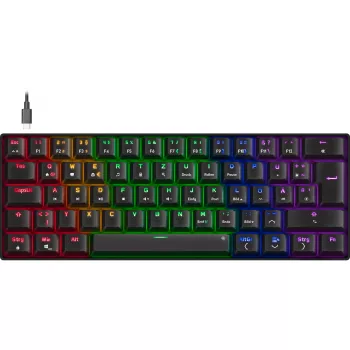 Mechanical gaming keyboard Speedlink ATMOS RGB — compact layout, RGB backlight