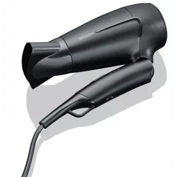 Hair dryer SEVERIN HT 0159 — 1600 W, dual voltage 110/220–240 V, 2 speeds, cool shot, 1.8 m cord, black