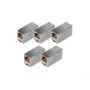 RJ45 Modular Coupler Digitus DN-93901-5 5 pieces Gold Plated Silver