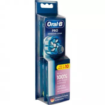 Oral-B Pro Sensitive Clean replacement brush heads, 10 pcs