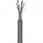 Wentronic Goobay CAT 6 Network Cable, S/FTP (PiMF), Grey, 305 m - CCA Copper Mix, AWG 23/1 (solid), PVC (95696)