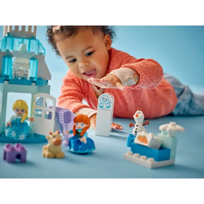 Construction toy LEGO DUPLO 10455 Disney Anna and Elsa's Ice Palace Party — DUPLO set, 54 pieces, 4 minifigures, age 2+