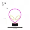 Table lamp MANTA SNL86PK Style Neon Lights UFO Pink – decorative neon-style pink lamp