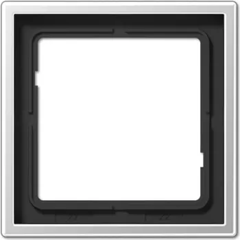 Wall-mounted weatherproof switch cover, Jung AL 2981, aluminium, IP44