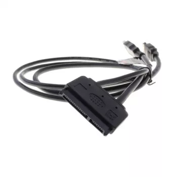 Akasa Flexstor eSATA-Cable for 6,40cm (2.5) -SATA-HDD and -SSD (AK-CBSA03-80BK)