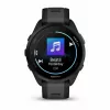 Garmin Forerunner 165 Music - Black - Sports watch with strap - Silicone - Slate Gray - Wrist size: 126-203 mm - Display 3 cm (1.2) (010-02863-30)