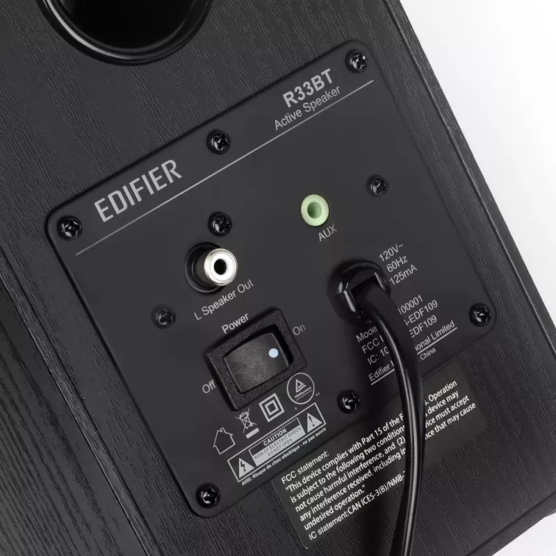 Edifier R33BT loudspeaker Black Wired & Wireless 10 W