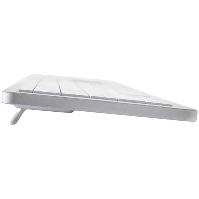 Wireless Keyboard CLEVETURA CLVX 1 Touch-On-Keys AI — ANSI US Mac layout, Scissor Switches, Aluminum Chassis, Interactive RGB