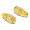DeLOCK Adapter RP-SMA jack to SMA plug 9mm diameter 18mm width