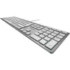 CHERRY KC 6000 SLIM FOR MAC keyboard Office USB QWERTZ German Silver