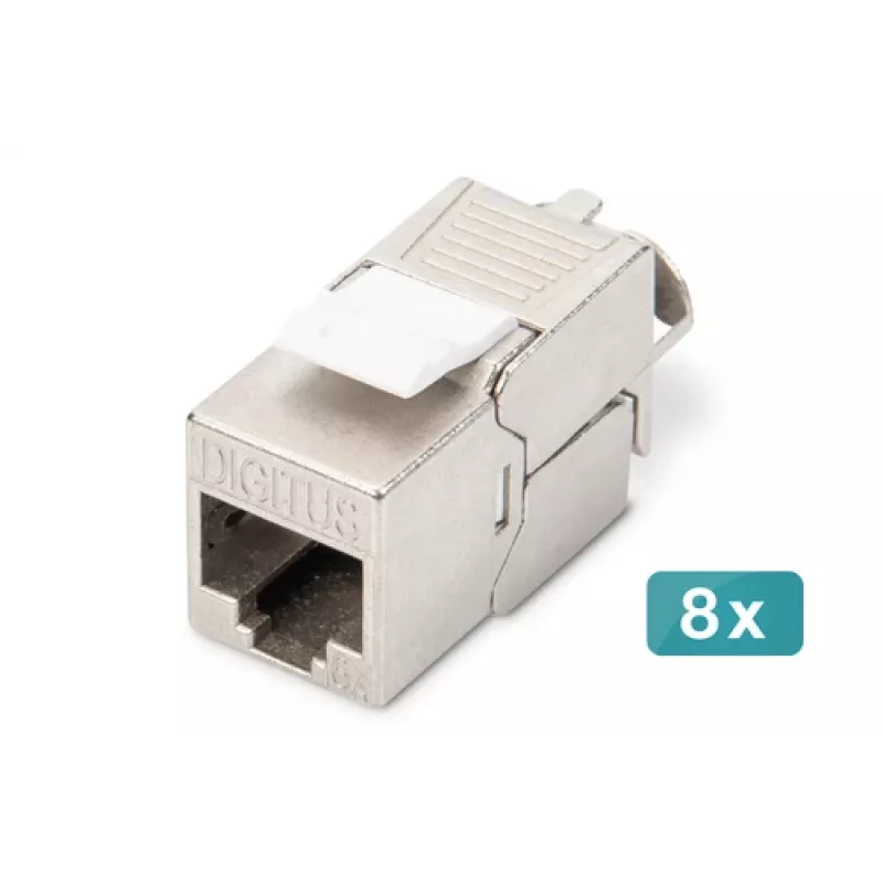 Digitus CAT 6A Keystone Module shielded toolfree Modul 8 pcs