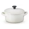 Le Creuset 71901107160100 Mini Dutch Oven, 0.25 L, White
