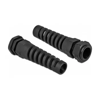 Cable Gland DeLOCK 60345 Black Plastic