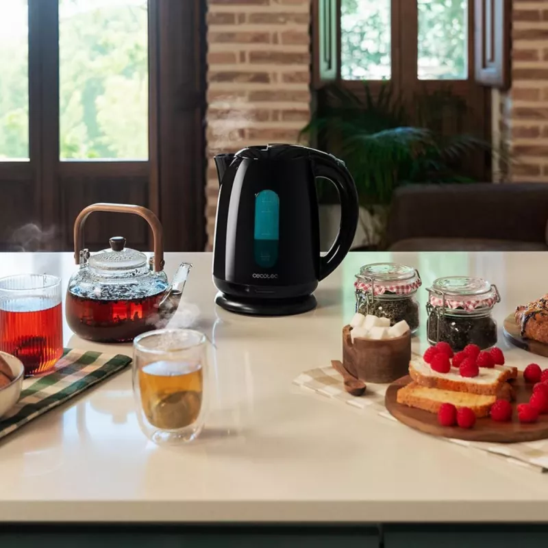 Cecotec Thermosense 180 1857 electric kettle, 1.7 L, 2200 W, BPA-free, Black