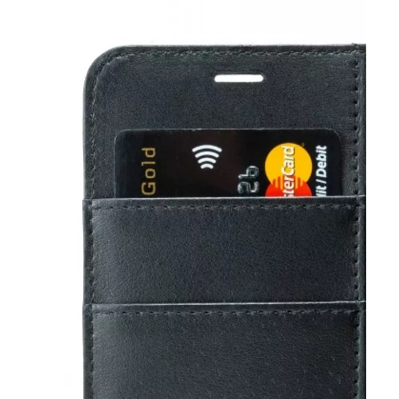 Wallet case Screenor 26192SN for iPhone 16 15.5 cm Black