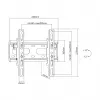 SBOX PLB-2522T-2 tilt TV wall mount for 23–43 inch (23–43 kg) VESA 200×200