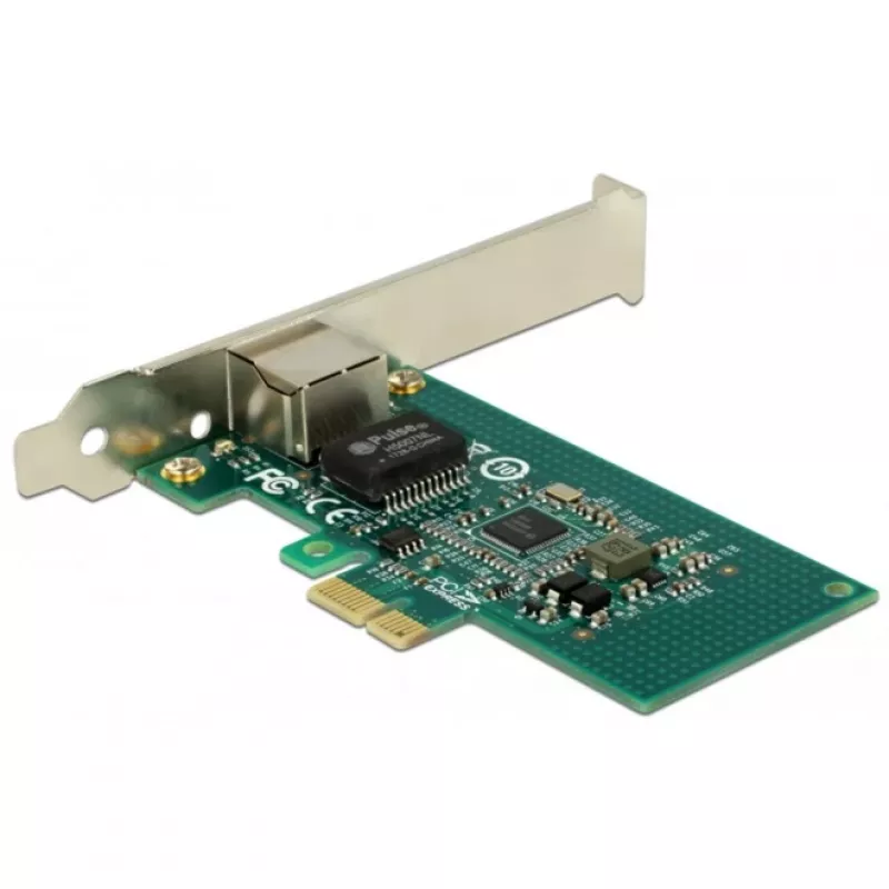 DeLock PCI Express Card > 1 x Gigabit LAN - Network Adapter - PCIe 2.1 Low-Profile - Gigabit Ethernet