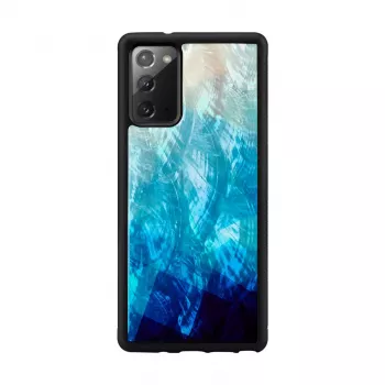 Protective case iKins for Samsung Galaxy Note 20 — blue lake and black, slim cover