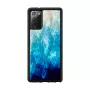 Protective case iKins for Samsung Galaxy Note 20 — blue lake and black, slim cover