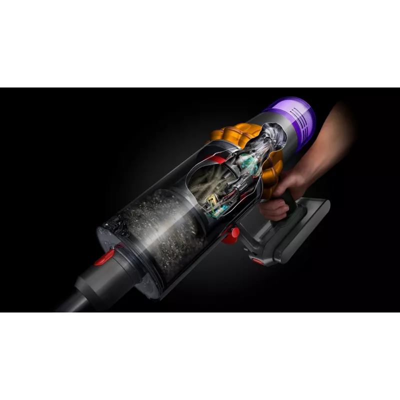 Dyson V15 Detect Absolute handheld vacuum Nickel, Yellow 446986-01