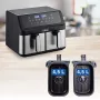 IDEAL Fat-free fryer, double horizontal 9L, 8 functions - including food drying