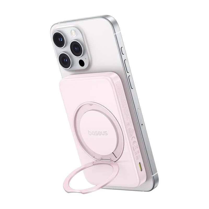 Power bank Baseus PicoGo Qi2 5000mAh 20W Pink
