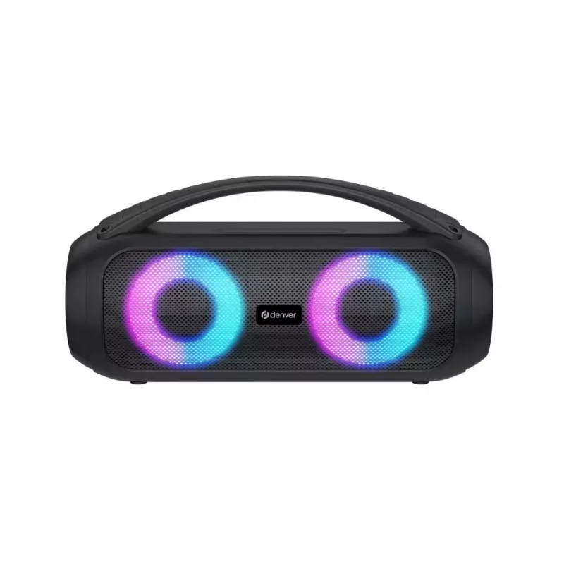 Bluetooth Speaker Denver BTG-616 with handle and LED lighting