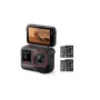 Action sports camera Insta360 Ace Pro 2 — 50 MP, 8K Ultra HD (7680×3272), 1/1.3 inch sensor, up to 240 fps, built-in display, Wi‑Fi, MicroSD, 177.7 g, Black