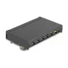 Patch panel DELOCK Mini Desktop RJ45 6-port Cat.6A shielded, metal, black, 80×22×125 mm