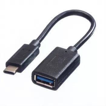 Cable adapter USB 3.1 C-A M/F 0.15 m VALUE 11.99.9030