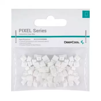 Rubber universal DeepCool PIXEL — 100 pcs blister, white, 9.8 g total weight