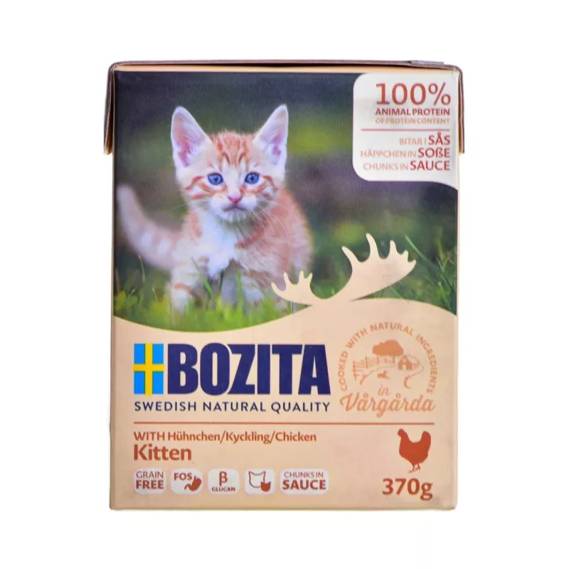 BOZITA Fresh Menu Kitten Chunks in sauce - wet cat food - 370g