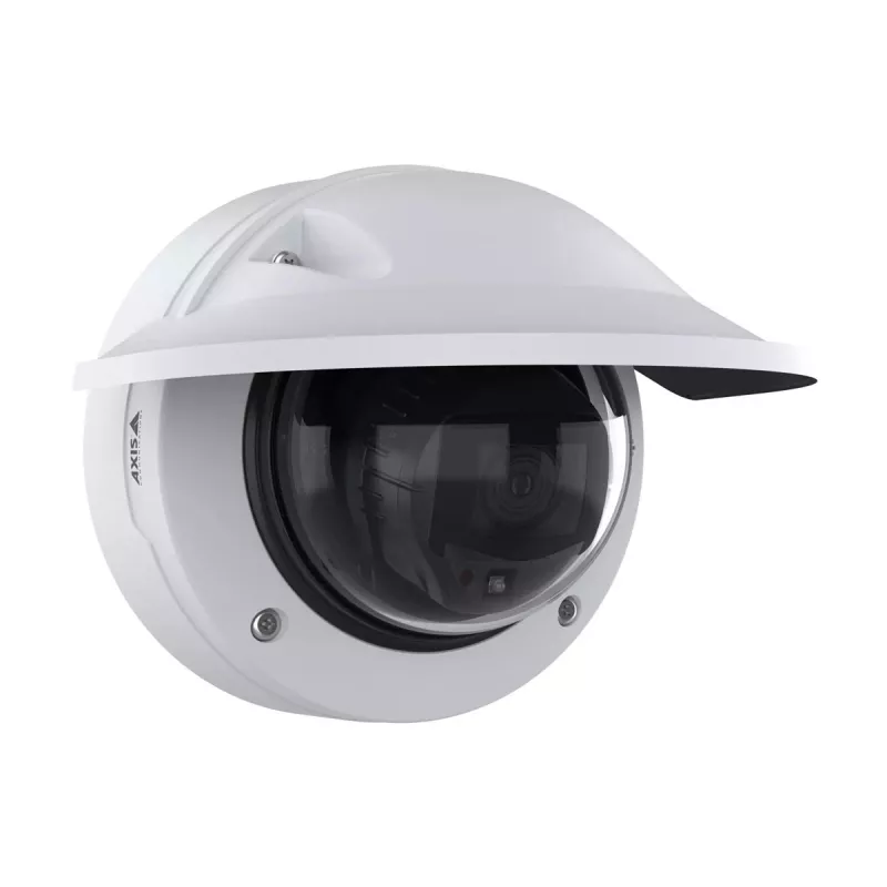 IP dome security camera AXIS P3287-LVE — 2592×1944, 3–8.5mm varifocal, 0.02 lx, ceiling/wall, indoor/outdoor