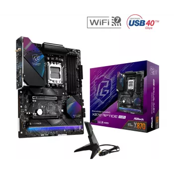 Motherboard ASRock X870 Riptide WiFi — ATX, AMD X870, Socket AM5, DDR5, 4 DIMM, 256 GB, Wi‑Fi 7, 2.5GbE