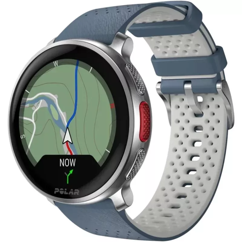 Polar Vantage V3 - Aluminium - Sports Watch with Band - Silicone - Display 3.5 cm (1.39) - 32GB - Bluetooth - 57 g - sky blue (900108892)