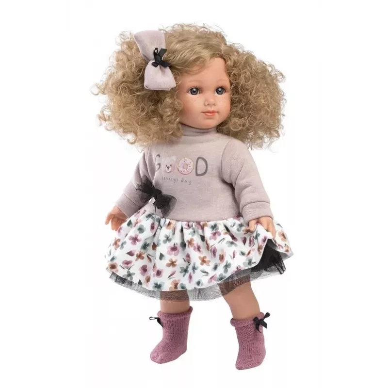 Doll Llorens Elena 35 cm — soft body, hand-painted face and limbs