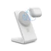 Wireless charger Crong CRG-MSS-WHT 10W fast charging for Qi-compatible devices