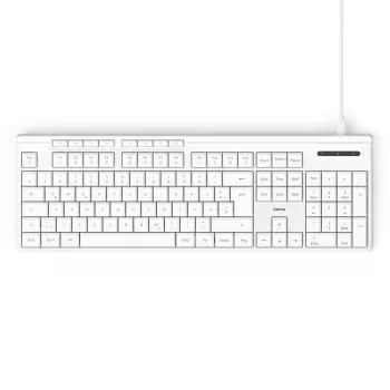 Wired keyboard Hama CK-200 USB White