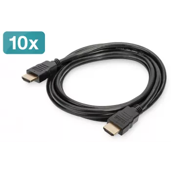 HDMI Cable Digitus AK-990920-020-S 2m Pack of 10