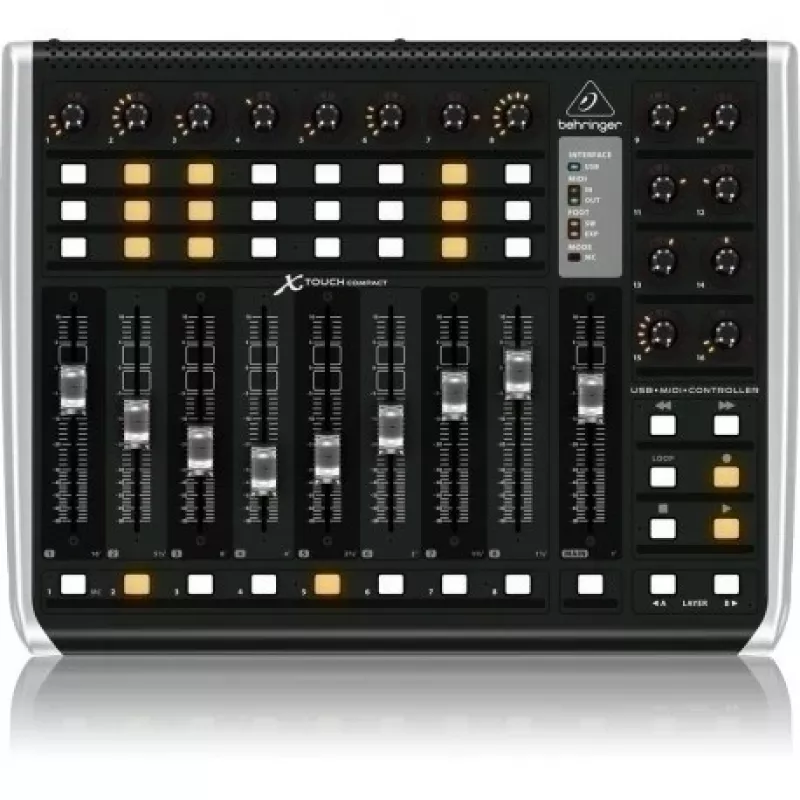 Behringer X-TOUCH COMPACT MIDI keyboard USB Black