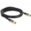 Coaxial Cable RG-6/U DeLOCK 88923 2m IEC Black