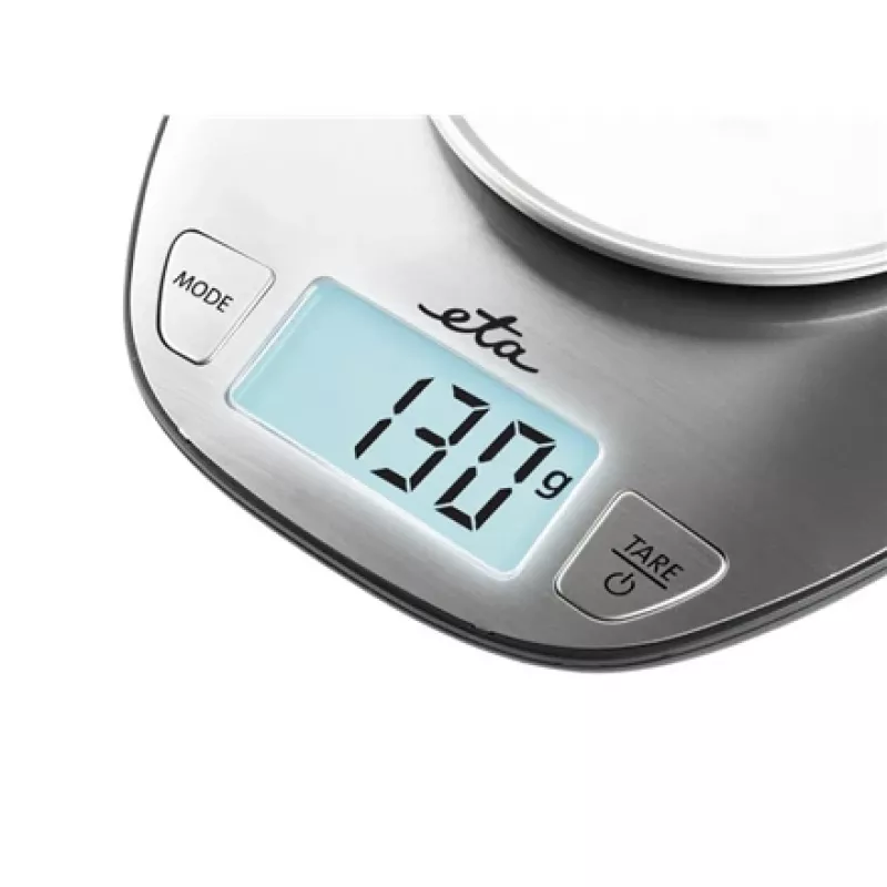 Electronic kitchen scale ETA Dori Stainless steel, 5 kg capacity, 1 g accuracy