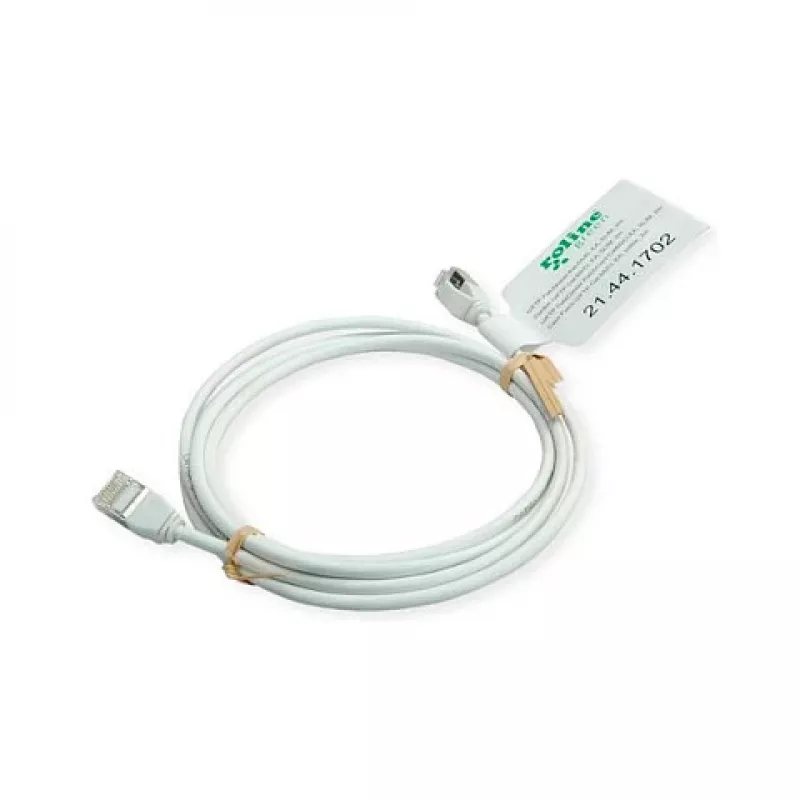 ROLINE GREEN U/FTP Patch Cable Cat.6A (Class EA), LSOH, slim, wei, 5 m