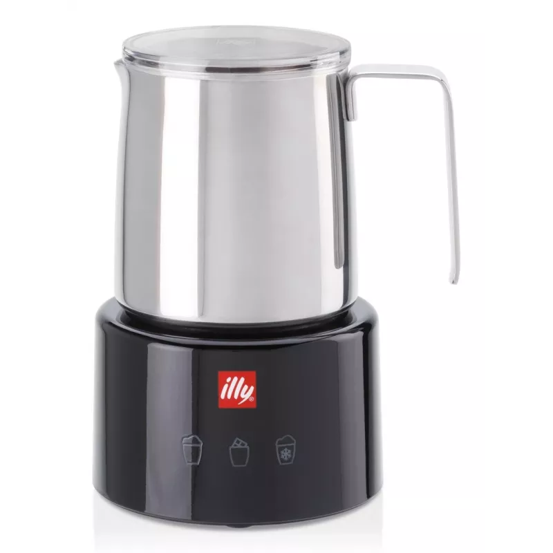 Milk Frother/Warmer Illy 23760 Black Stainless Steel 250ml
