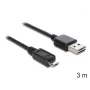 USB Cable DeLOCK EASY-USB 2.0-A - USB 2.0 micro-B 3m