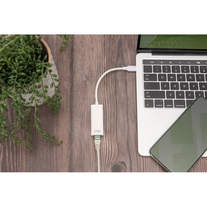 Digitus DN-3024 USB 3.0 Adapter 20 cm 1x USB-C to 1x RJ45 Shielded
